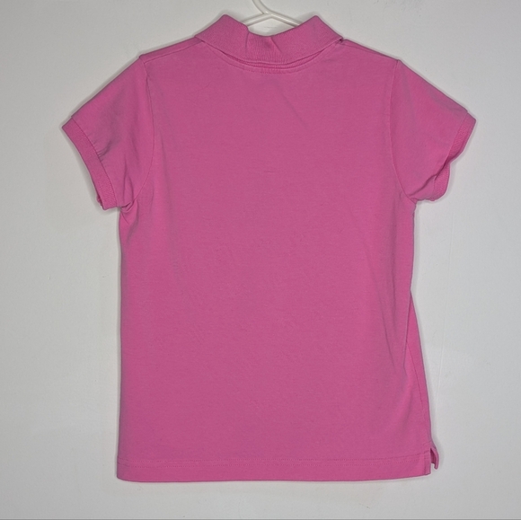 Lilly Pulitzer Pink Short Sleeve Collared Polo Shirt 10 - Picture 4 of 5